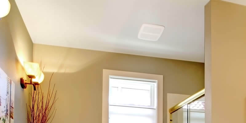 bathroom exhaust fan above shower