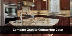 light granite countertop costs in kitchen