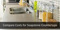 compare soapstone countertop costs and installation