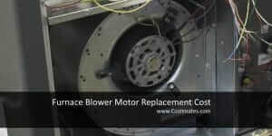 furnace fan blower motor repair cost
