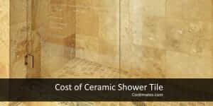new ceramic tile cost in shower