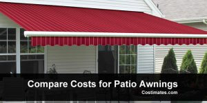 patio awning cost comparisons