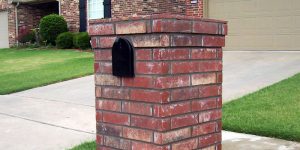 brick masonry mailbox