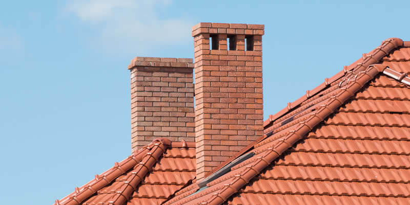 clay roof chimney tile replacement