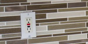 gfi outlet installed in kitchen